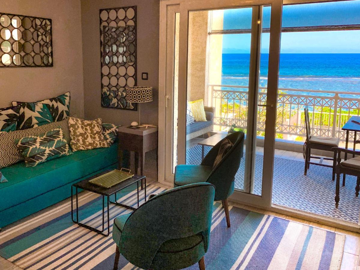 Le Petrel Blanc - Appartement sur la plage de la Souris Blanche Trois Bassins Extérieur photo