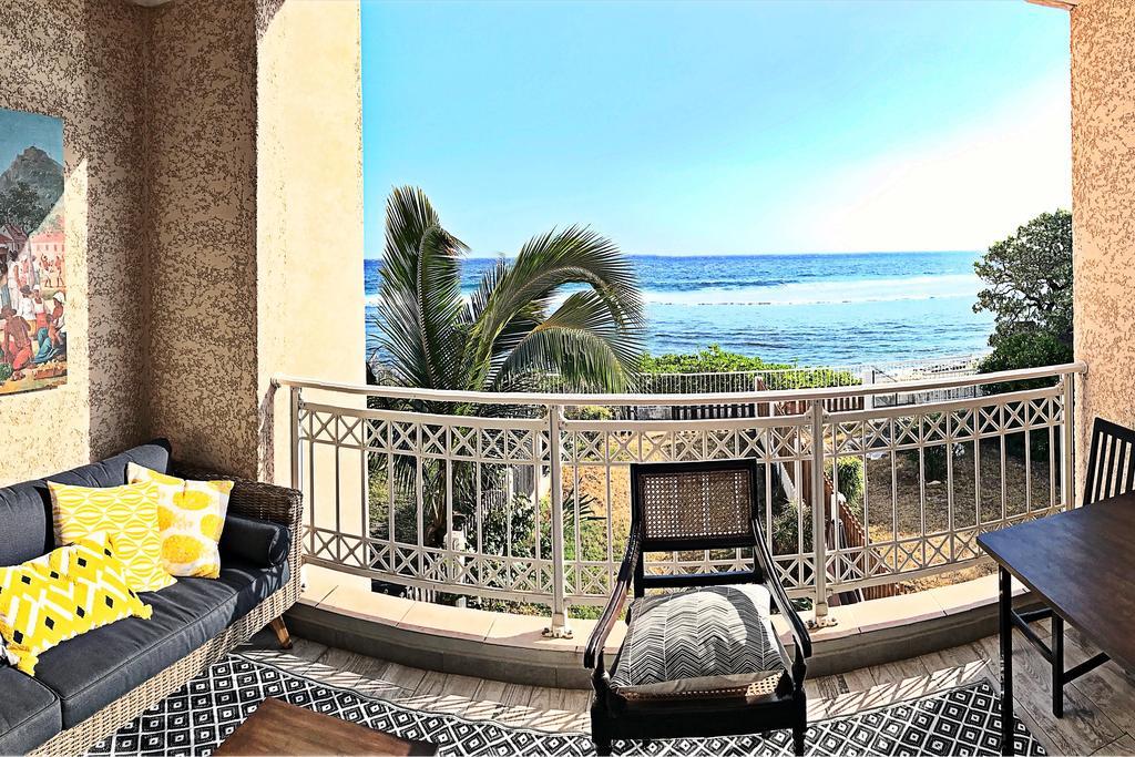 Le Petrel Blanc - Appartement sur la plage de la Souris Blanche Trois Bassins Extérieur photo