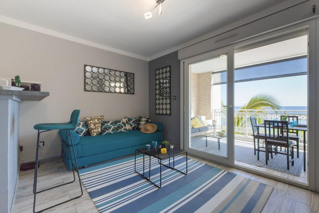 Le Petrel Blanc - Appartement sur la plage de la Souris Blanche Trois Bassins Extérieur photo