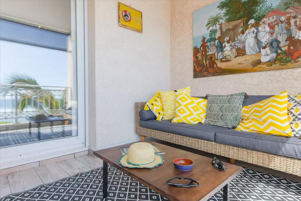 Le Petrel Blanc - Appartement sur la plage de la Souris Blanche Trois Bassins Extérieur photo